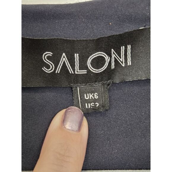 SALONI Lea Gathered Floral-Print Crepe De Chine Mini Wrap Dress | 2 Cottagecore - Picture 8 of 16